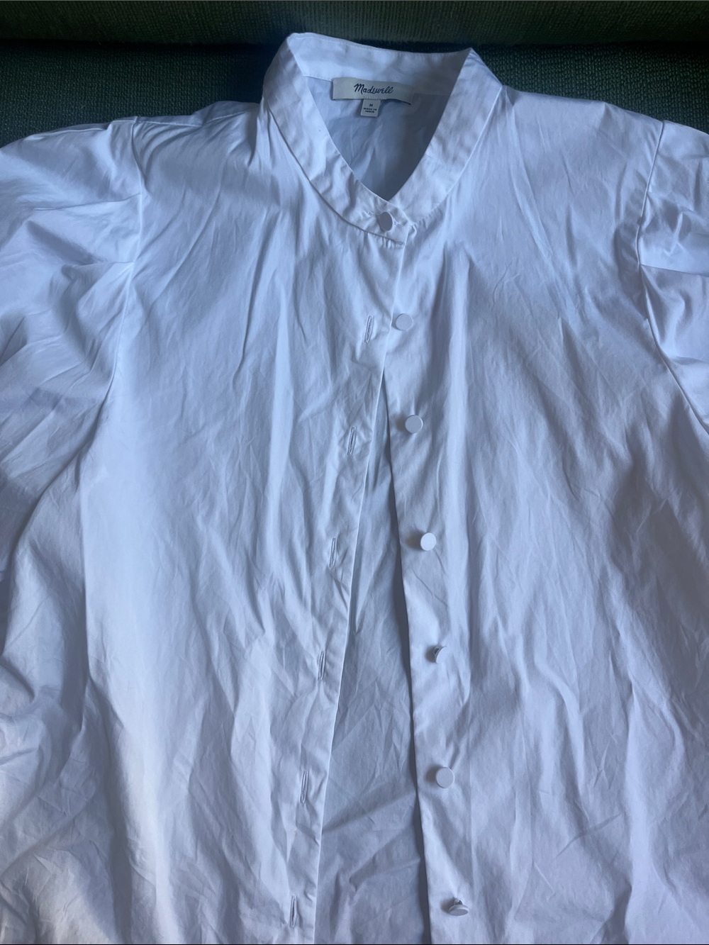 Madewell White Button Up